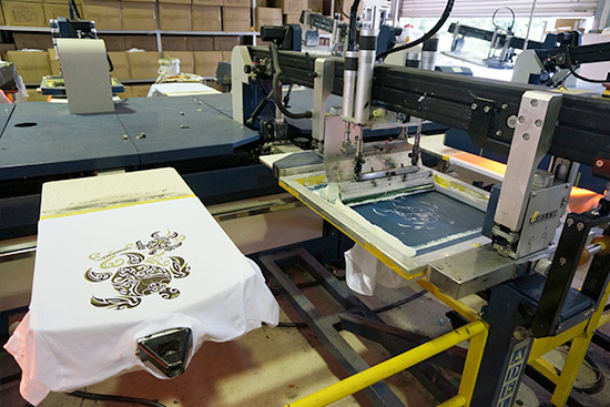 全自動シルクスクリーンプリント